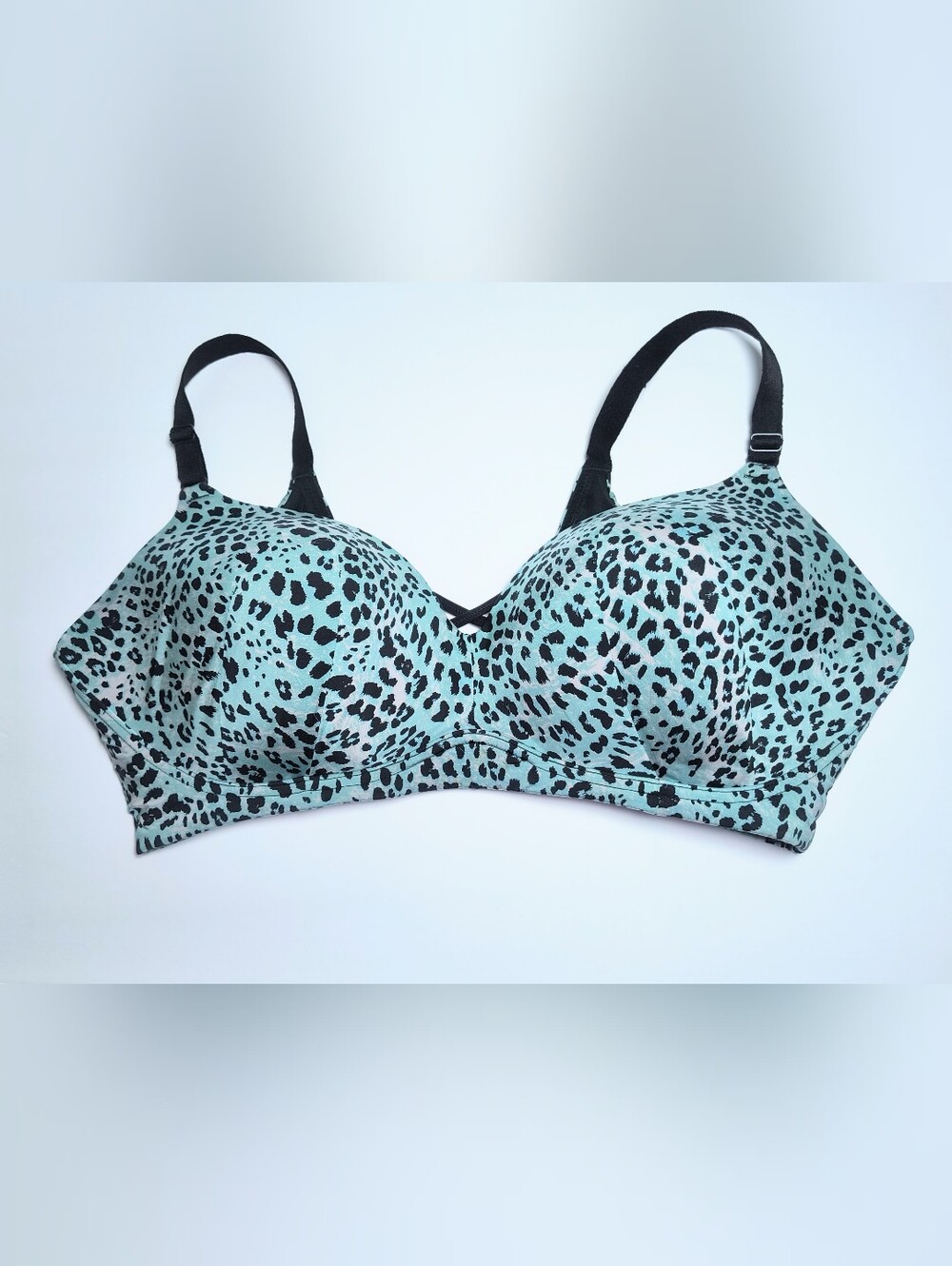Torrid Curve Dream Atomic Leopard Print Wirefree PushUp Back Smoothing Bra 44DDD